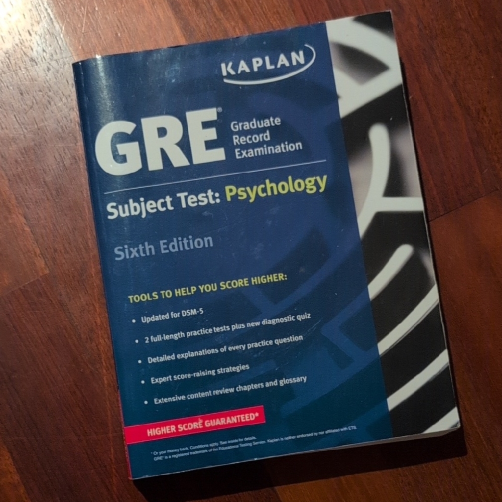 Kaplan GRE Subject Test Guide: Psychology - 6th Edition **WITH PERSONAL NOTES**